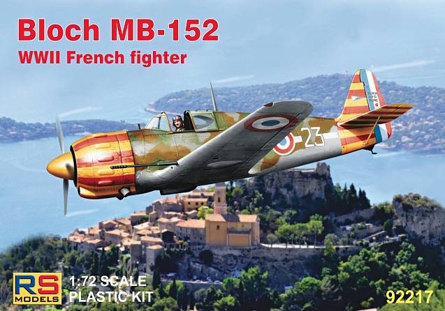 Maquette d'avion - Bloch MB.152 Decals pour les avions français-1/72-R