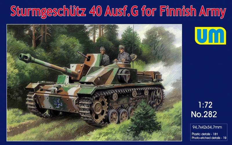 Maquette militaire - Sturmgeschutz 40 Ausf.G pour l'armée finlandaise-