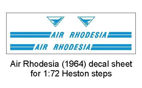 Accessoires - Décal Air Rhodesia (1964) feuille de décalcomanie -1: 72