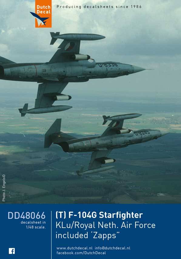 Accessoires - Décal Lockheed F-104G Starfighter KLu / Royal Pays-Bas A