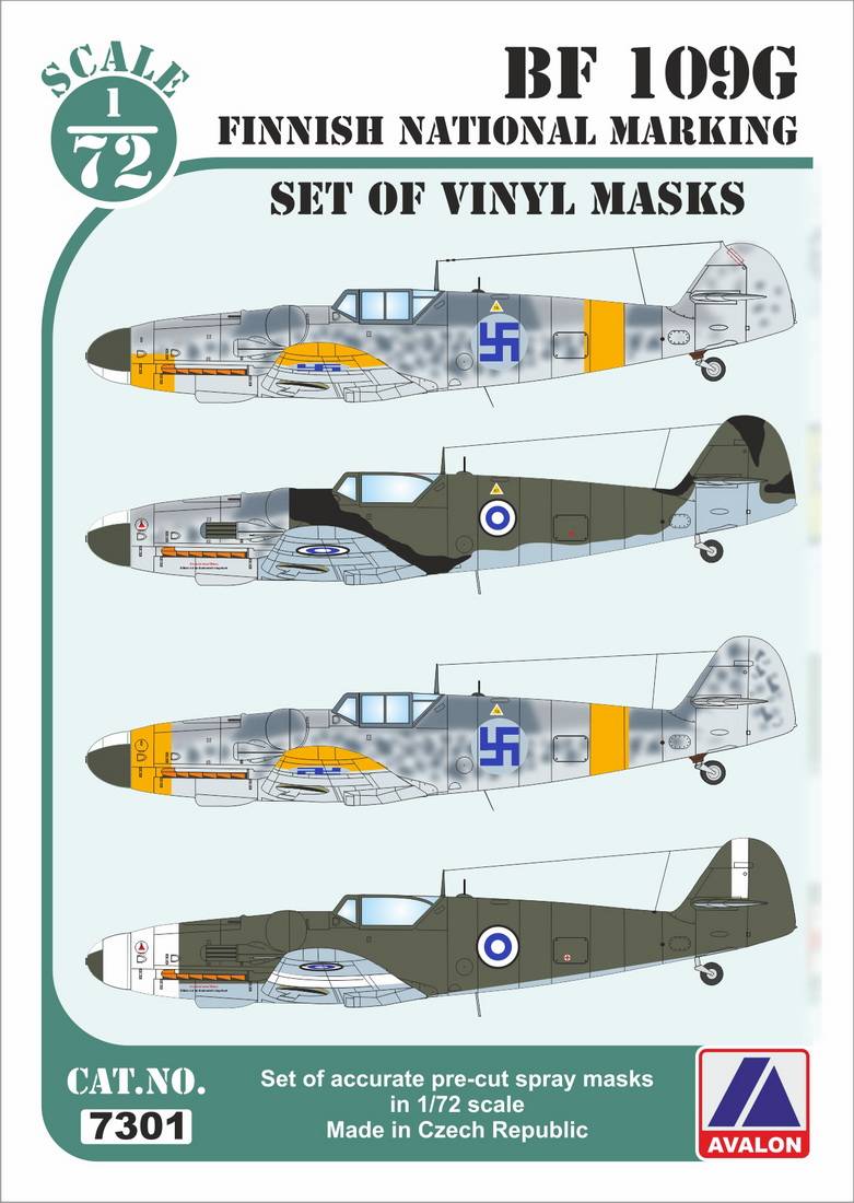 Accessoires - Décal Messerschmitt Bf-109G Marquages ??nationaux finlan