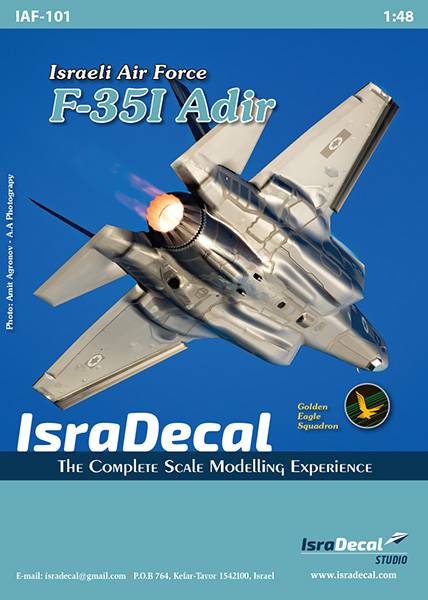 Accessoires - Décal IAF Lockheed-Martin F-35I Adir- 1/48 -IsraDecal St