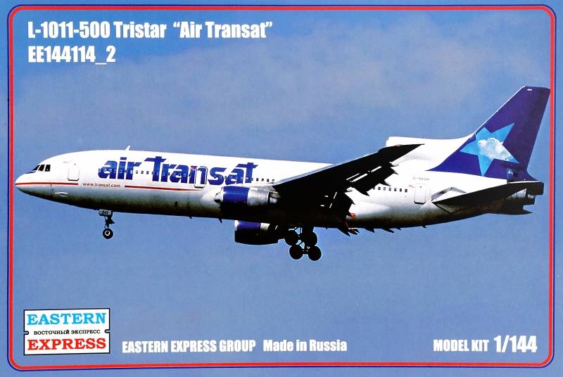 Maquette d'avion - Lockheed L-1011-500 Tristar 'Air Transat'-1/144-Eas