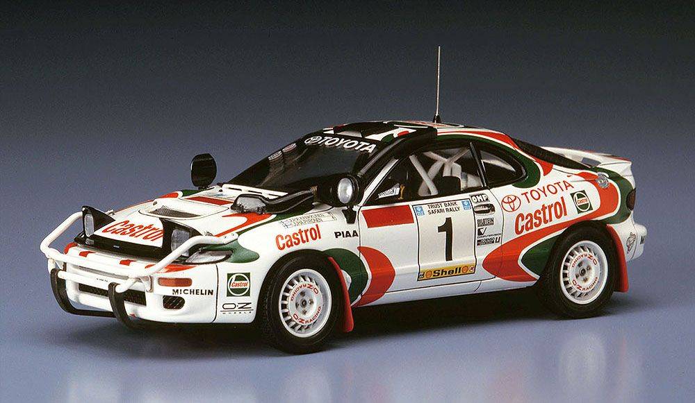 Maquette de voiture - Toyota Celica Turbo 4wd 1993 Safari Rallye gagna