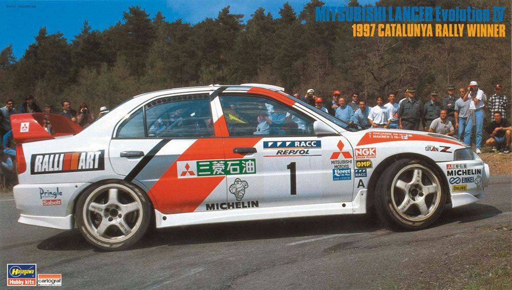 Maquette de voiture - Mitsubishi Lancer Evolution IV 1997 Rallye de Ca
