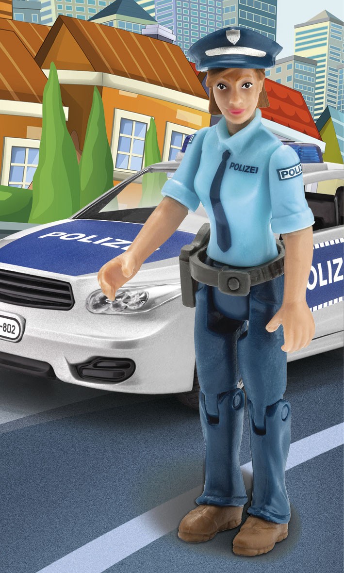 Figurines - Figurine Police femme- 1/20 -Revell
