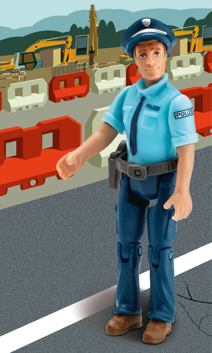 Figurines - Figurine Police Homme- 1/20 -Revell