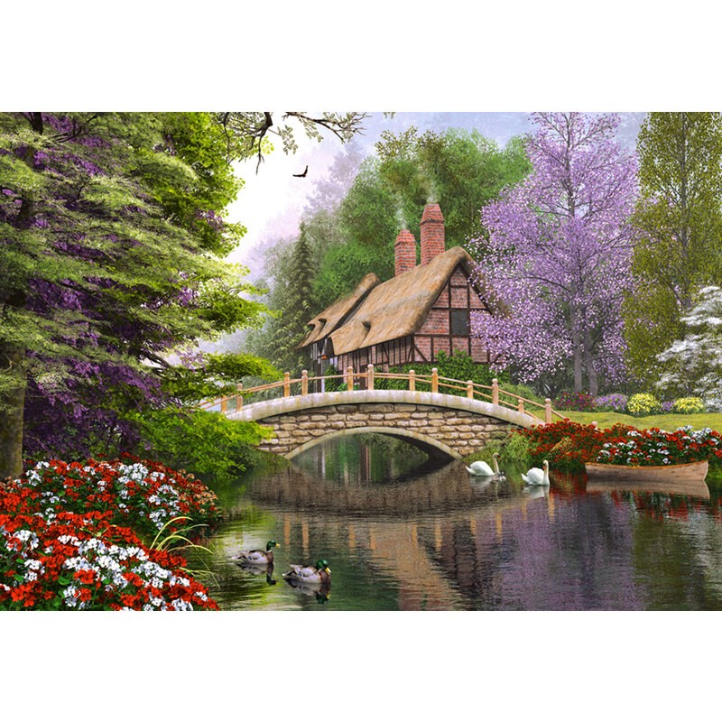 Puzzle River Cottage, puzzle 1000 pièces