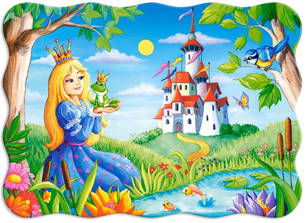Puzzle - Puzzle La princesse et la grenouille--Castorland