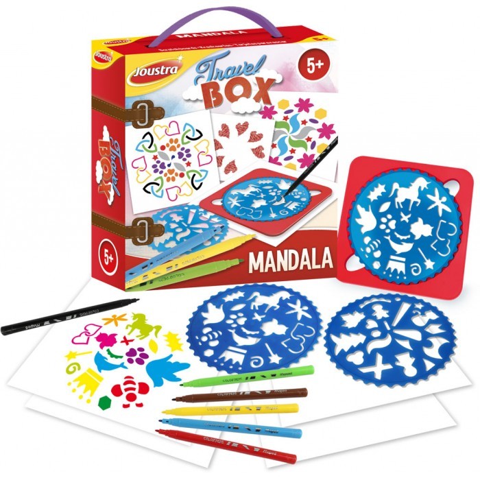 Loisirs créatifs - TRAVEL BOX - MANDALA--Joustra