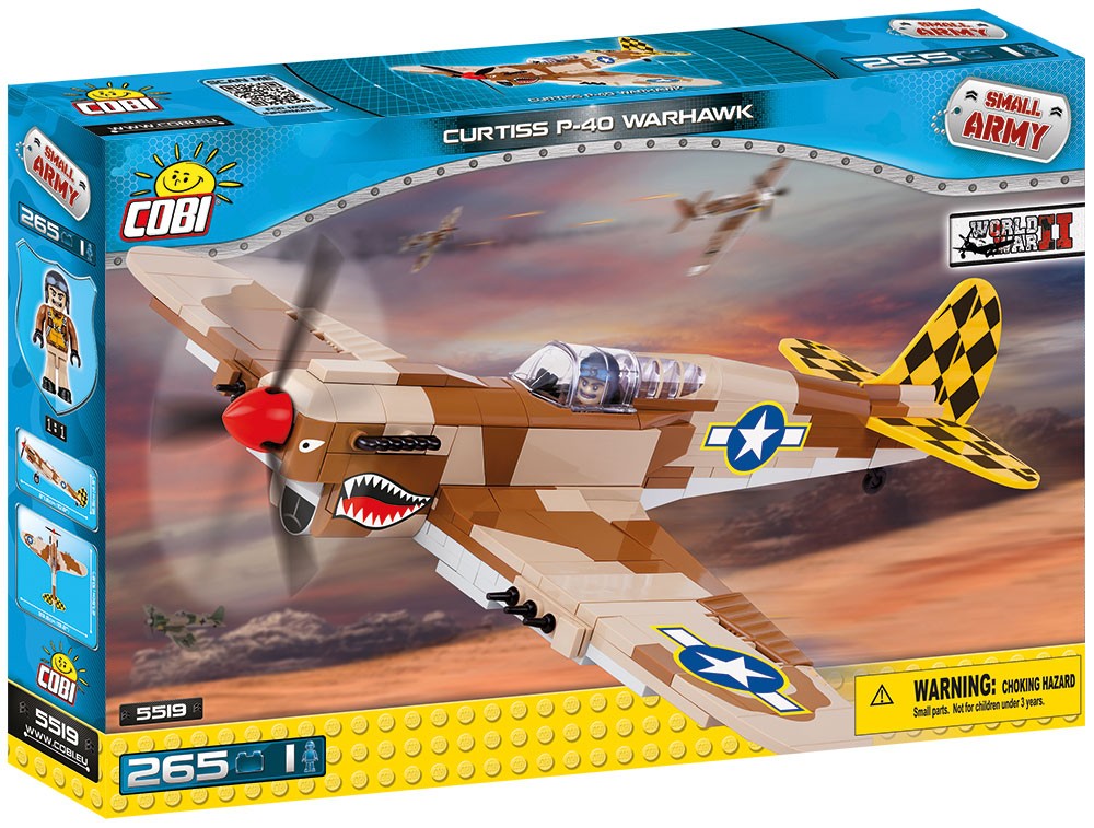 Jeux de construction - Curtiss P-40K Warhawk--Cobi