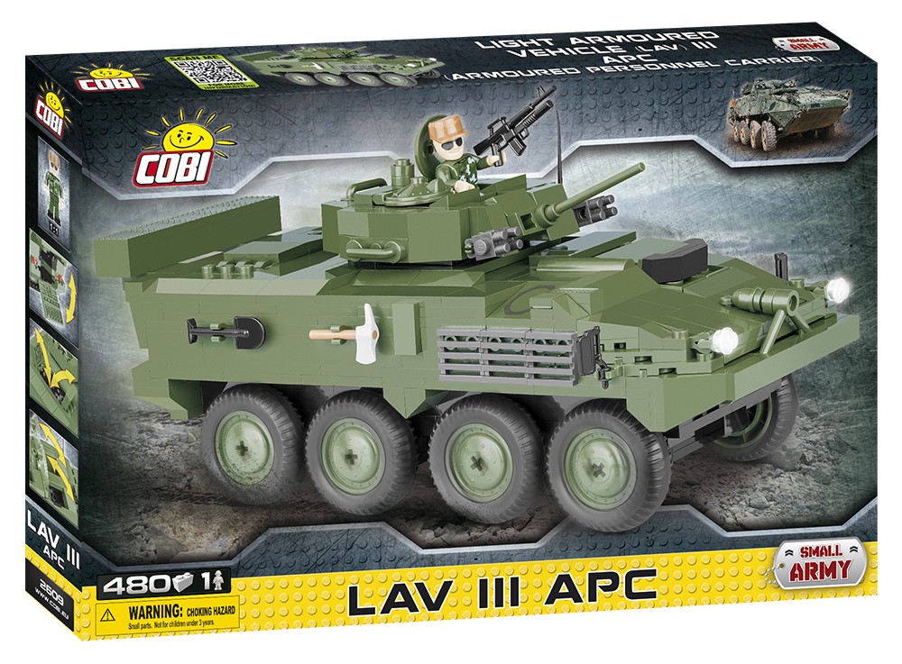 Jeux de construction - lav III apc- véhicule blindé léger--Cobi