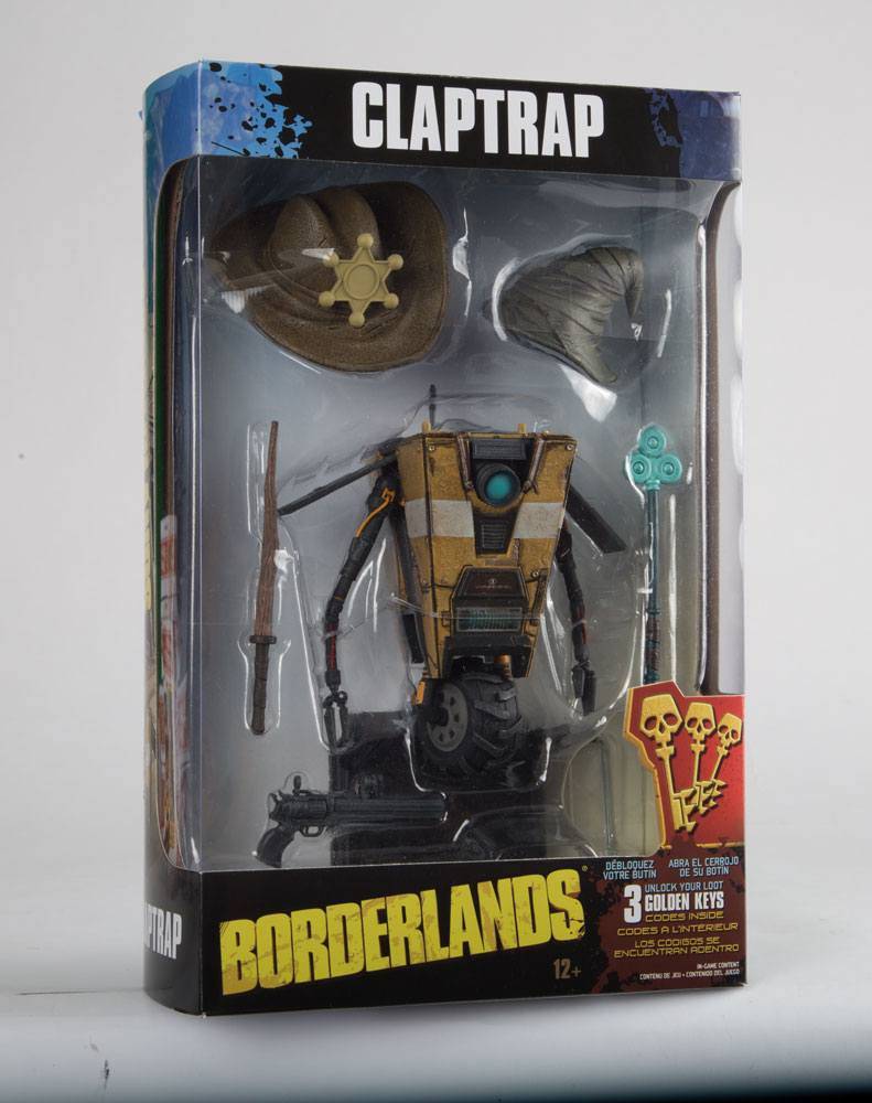 Action figures - Borderlands figurine Deluxe Claptrap 12 cm--McFarlane