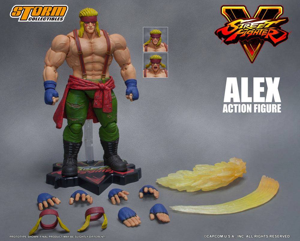 Action figures - Street Fighter V figurine 1/12 Alex 18 cm--Storm Coll