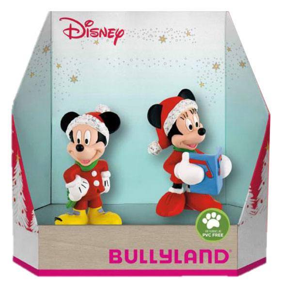 Mini-figurines - Disney pack 2 figurines Micky Christmas 8 - 10 cm--Bu