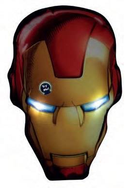 Coussins - Marvel Comics coussin LED Iron Man 36 cm--Joy Toy