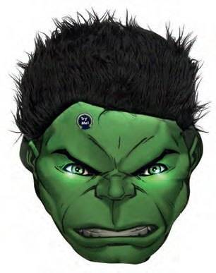 Coussins - Marvel Comics coussin LED Hulk 36 cm--Joy Toy