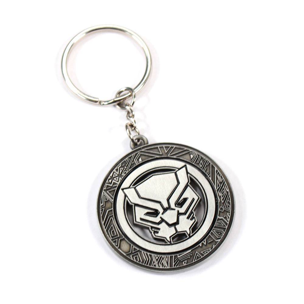 Porte-clés - Marvel Comics porte-clés métal Black Panther 5 cm--Half M