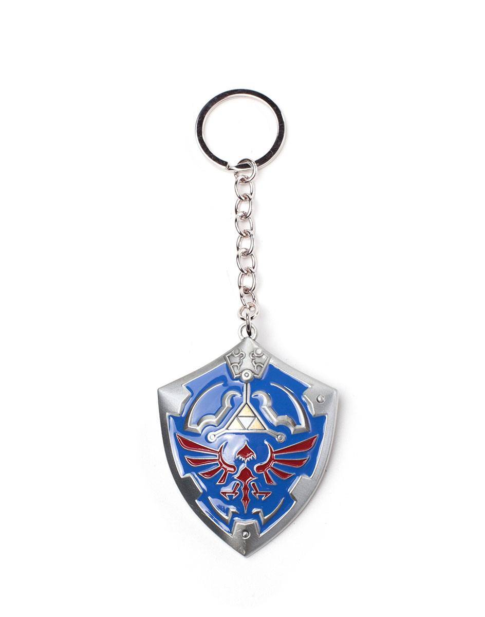 Porte-clés - The Legend of Zelda porte-clés métal 3D Hylian Shield 7 c