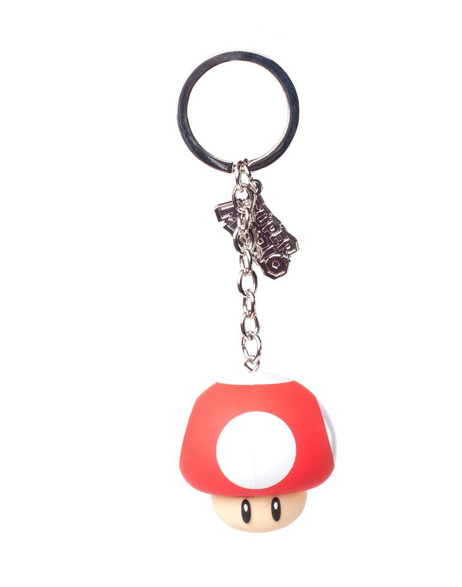 Porte-clés - Nintendo porte-clés caoutchouc Mushroom 7 cm--Difuzed
