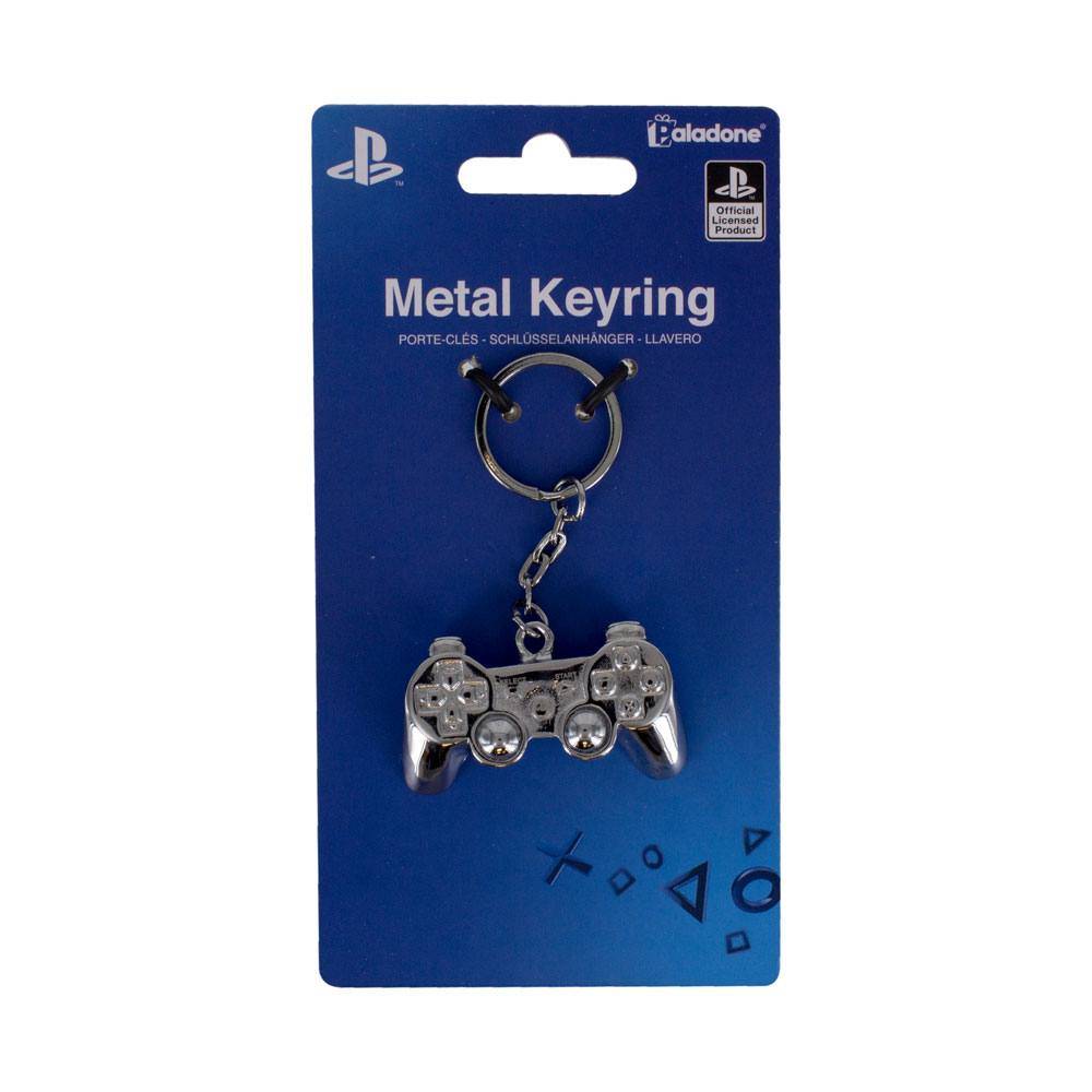 Porte-clés - PlayStation porte-clés métal 3D Controller 6 cm--Paladone