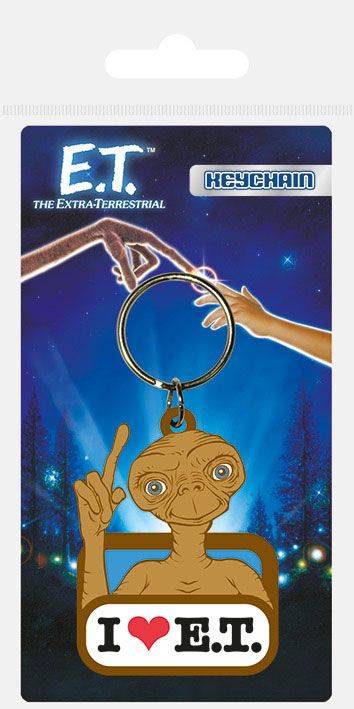 Porte-clés - E.T. l´extra-terrestre porte-clés caoutchouc I Love E.T. 