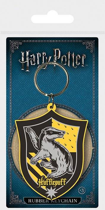 Porte-clés - Harry Potter porte-clés caoutchouc Hufflepuff 6 cm--Pyram