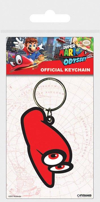 Porte-clés - Super Mario Odyssey porte-clés caoutchouc Cappy 6 cm--Pyr