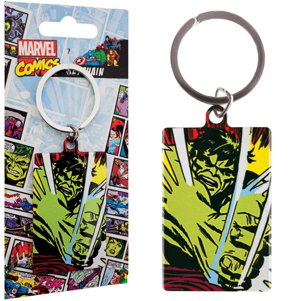 Porte-clés - Marvel Comics porte-clés métal Incredible Hulk 6 cm--ZZT