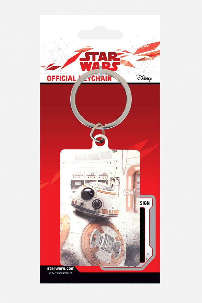 Porte-clés - Star Wars Episode VIII porte-clés métal BB-8 Peek 6 cm--Z