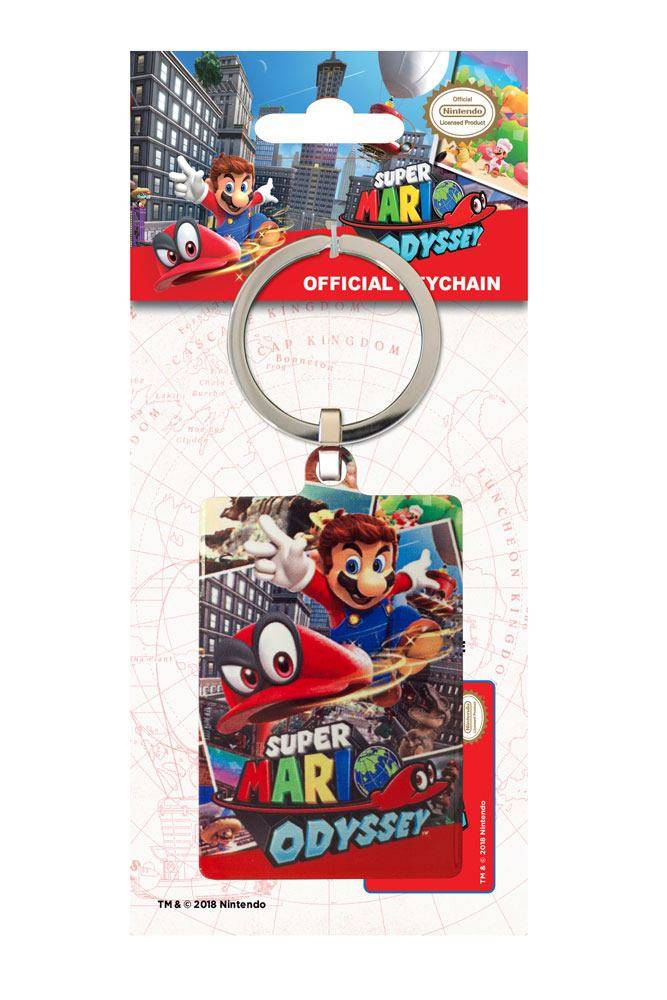 Porte-clés - Super Mario Odyssey porte-clés métal Cover 6 cm--ZZT