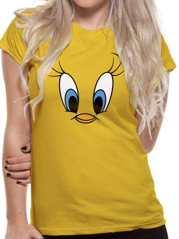 T-shirts - Looney Tunes T-Shirt femme Tweety Face--CID