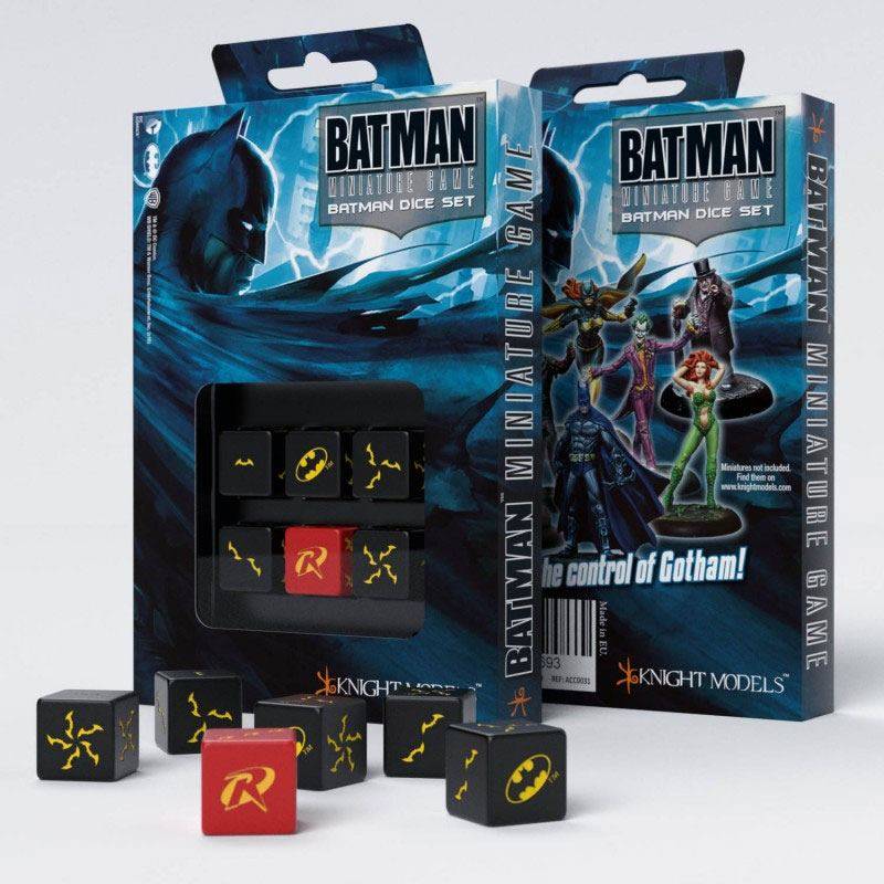 Jeux de plateau et accessoires - Batman Miniature Game pack dés D6 Bat