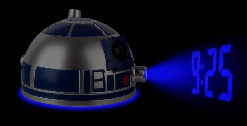 Montres et pendules - Star Wars Episode VIII réveil projecteur R2-D2--