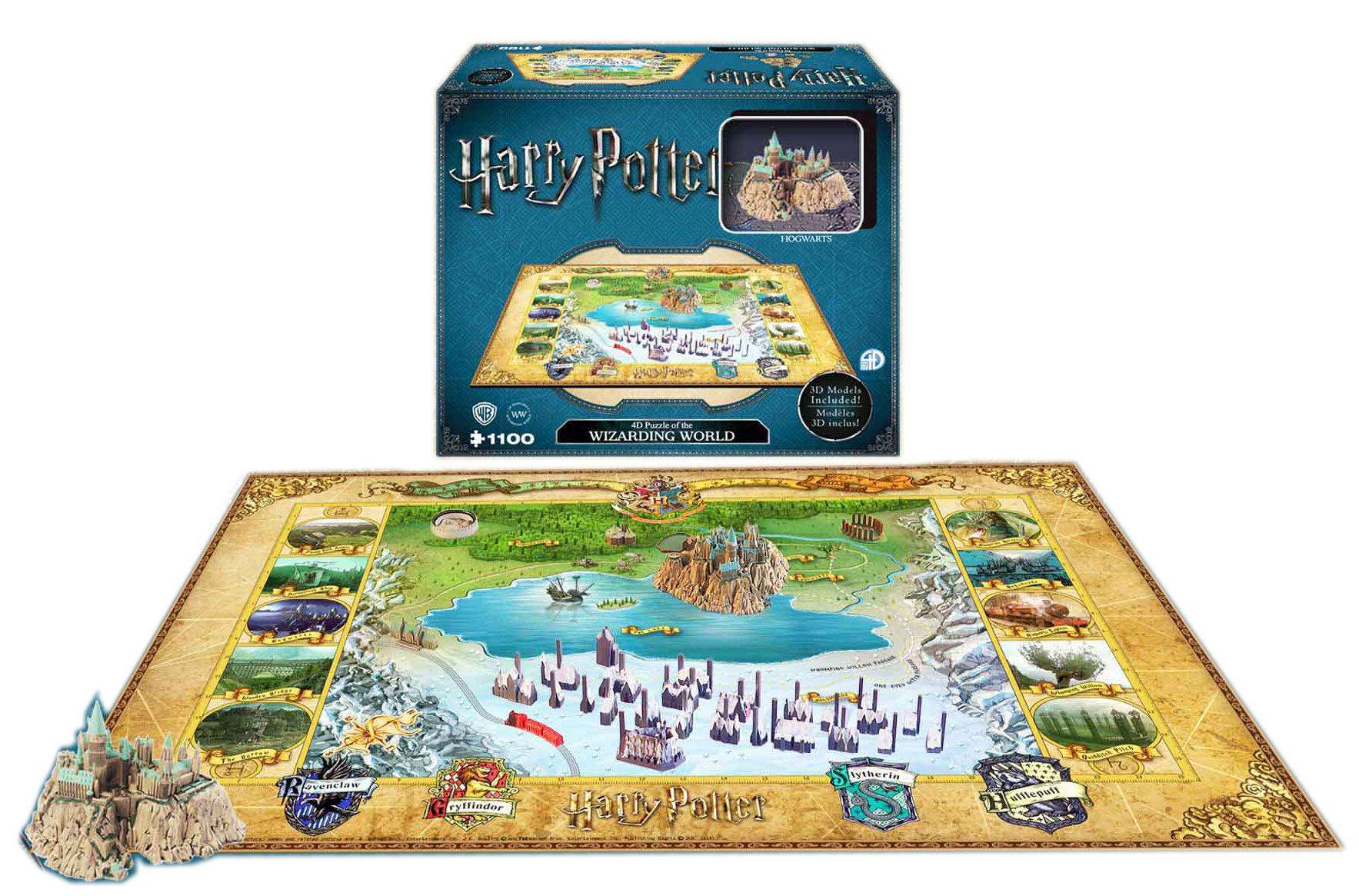 Puzzle 3d - Puzzle 3d Harry Potter puzzle 4D Large Hogwarts (1100 pièc