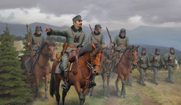 Figurines - Honved austro-hongrois de cavalerie Première Guerre mondia