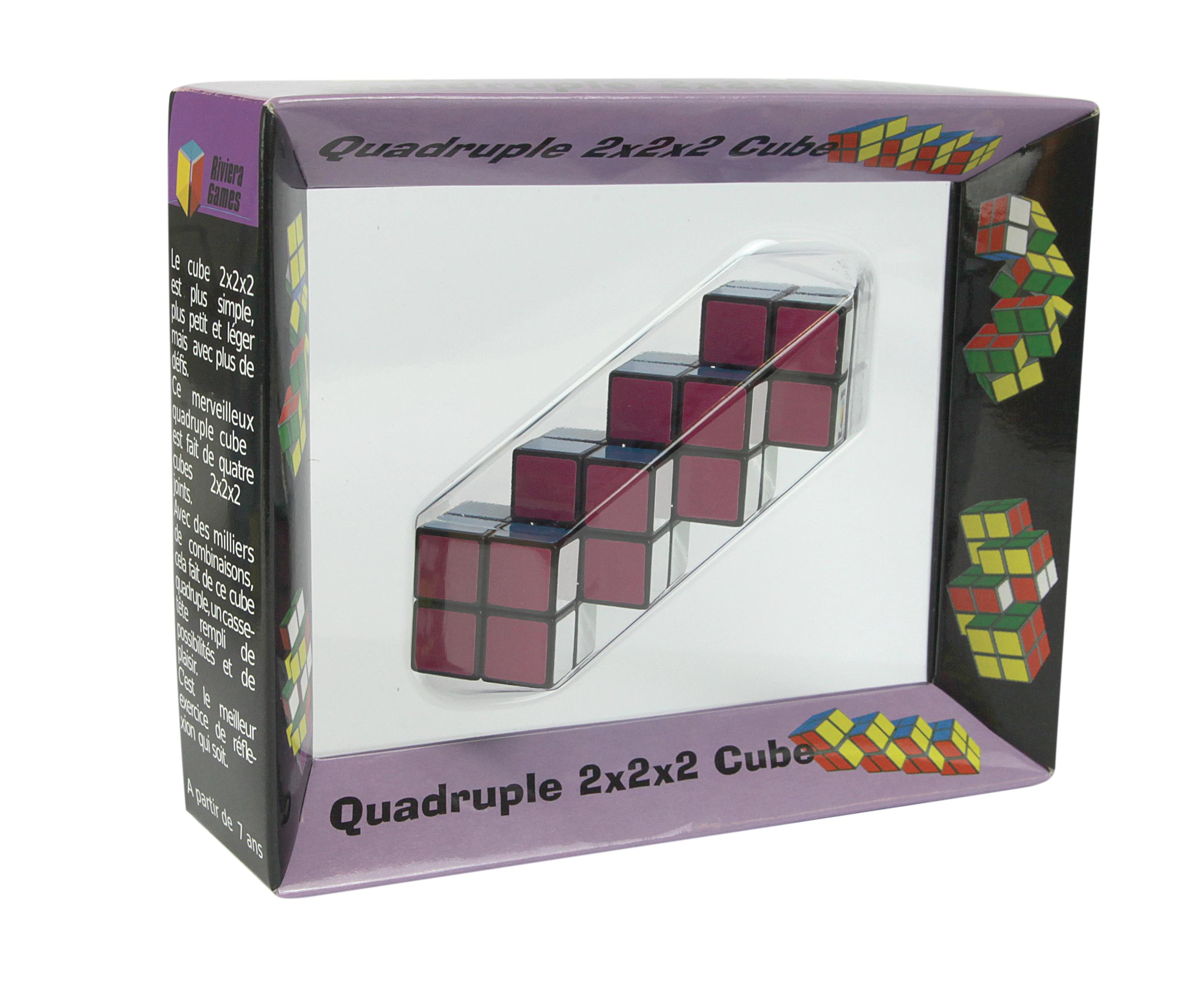 Casse-têtes - Multi-cube quadruple - 15 x 4 x 12 cm--Riviera Games