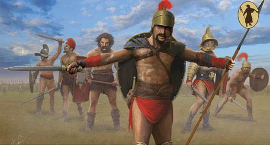 Figurines - Spartacus Army avant la bataille-1/72-STRELETS-R