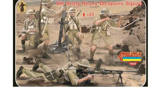 Figurines - Escouade d'armes lourdes de la 8e Armée-1/72-STRELETS-R