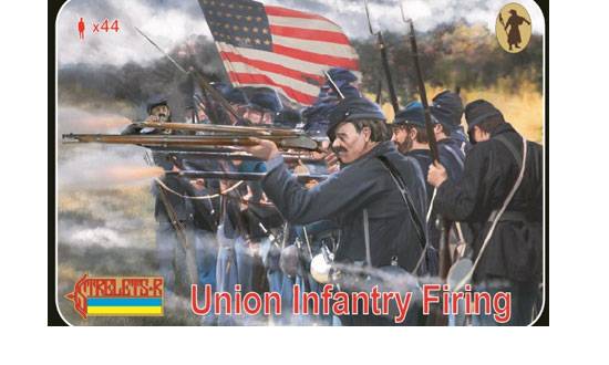 Figurines - Tir d'infanterie de l'Union-1/72-STRELETS-R