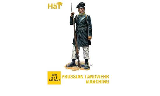Figurines - Marche de l'armée Prussienne-1/72-HAT Industrie