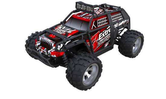 Buggy rc - MINI MHD SUV Rouge 4RM- 1/18 -MHDPRO