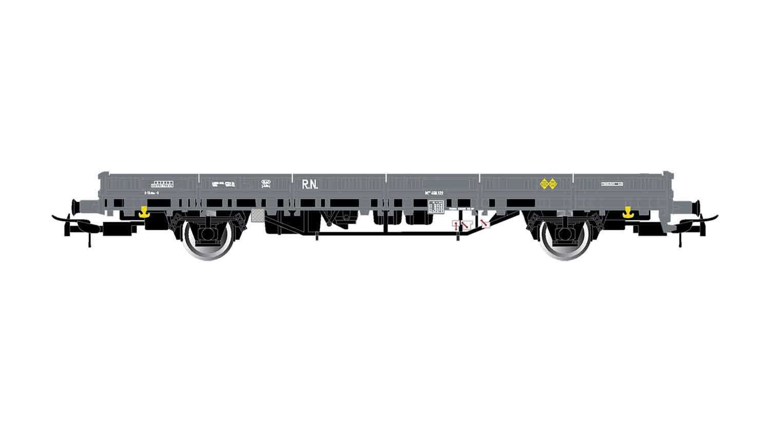 Trains miniatures : matériel remorqué - RENFE, wagon Ks 2 essieux marr