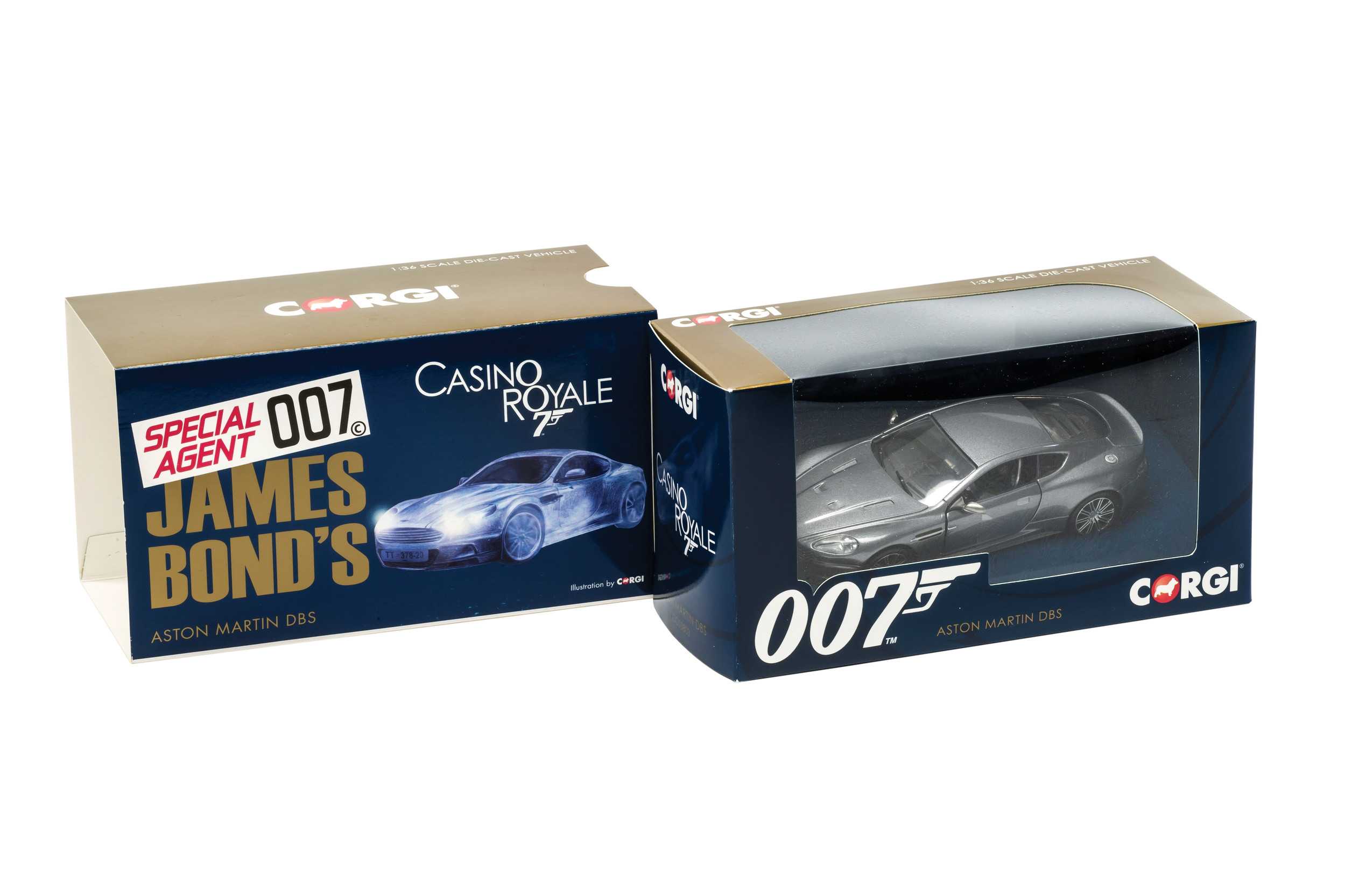 Miniature automobile - James Bond - Casino Royale d'Aston Martin DBS--