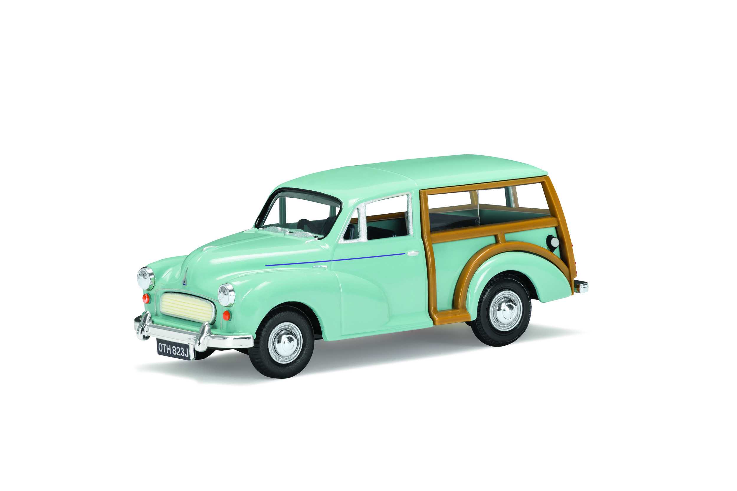 Miniature automobile - Morris Minor Voyageur Bermuda Blue-1/43-Corgi