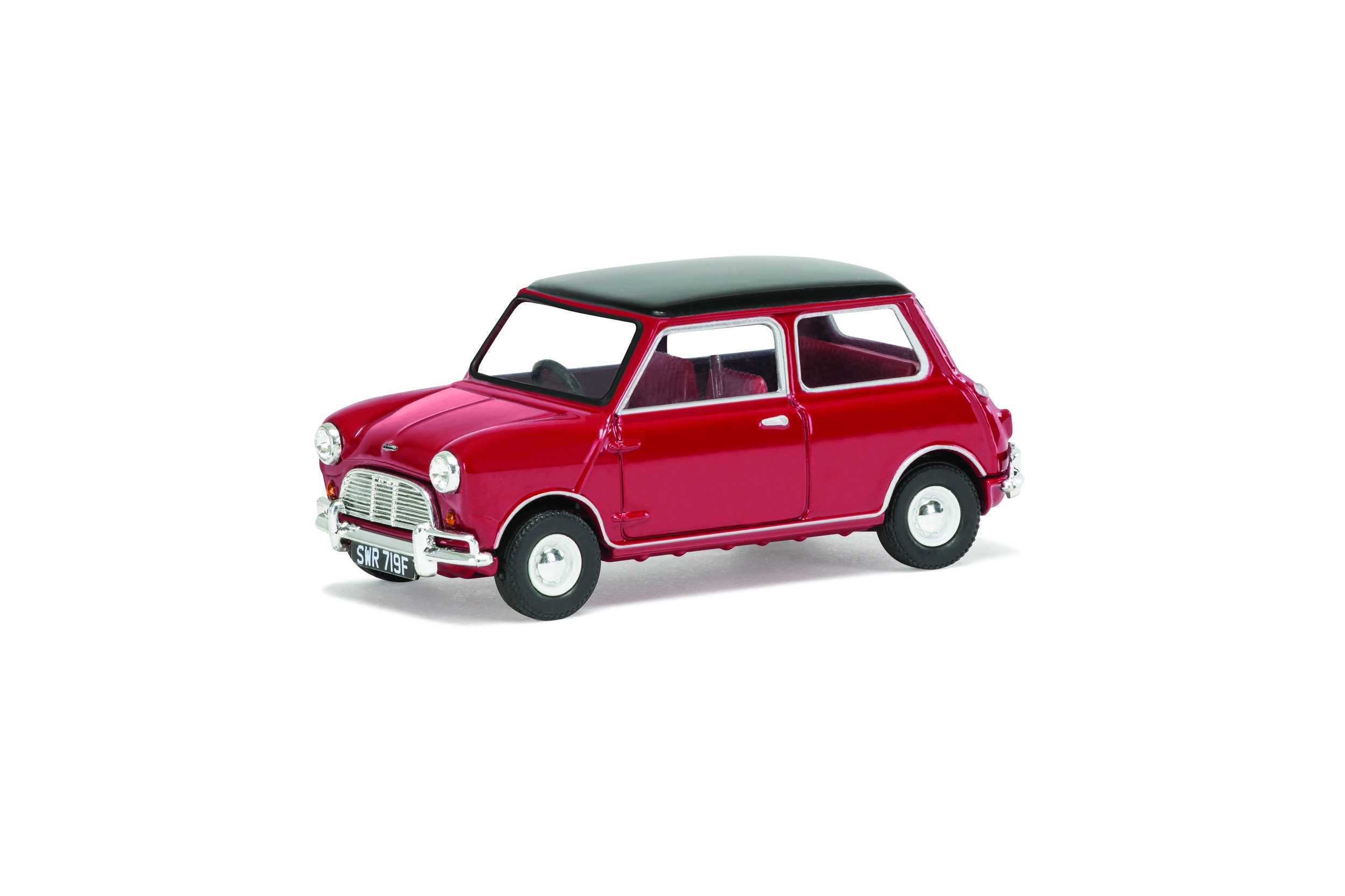 Miniature automobile - Mini Cooper S, tartan rouge et noir-1/43-Corgi