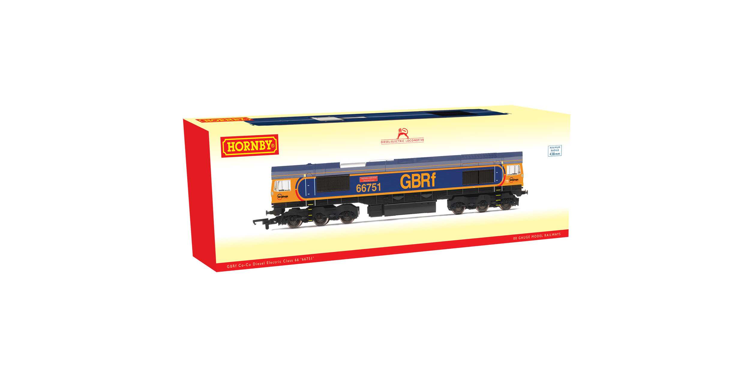 Trains miniatures : locomotives et autorail - GBRf, Classe 66, Co-Co, 