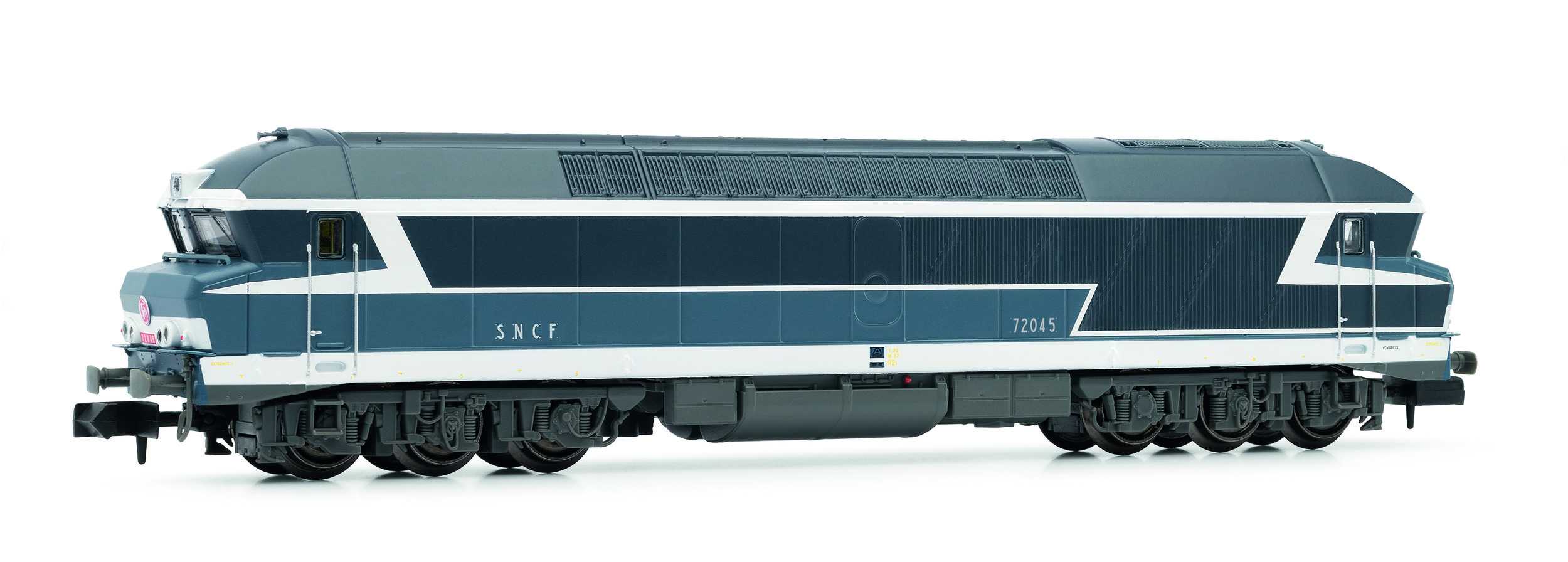 Trains miniatures : locomotives et autorail - Locomotive diesel CC7200