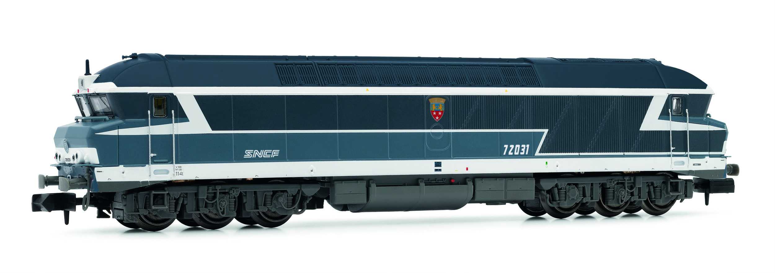 Trains miniatures : locomotives et autorail - Locomotive diesel CC 720