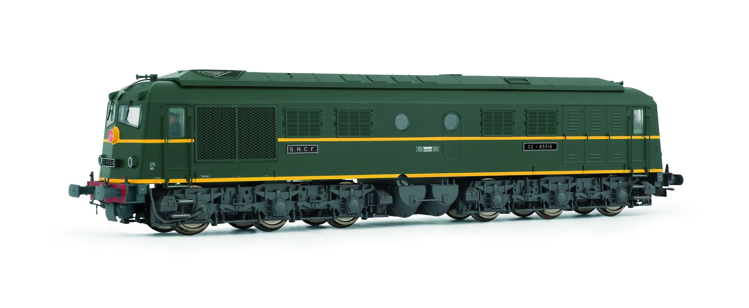 Trains miniatures : locomotives et autorail - Diesel locomotive CC6551
